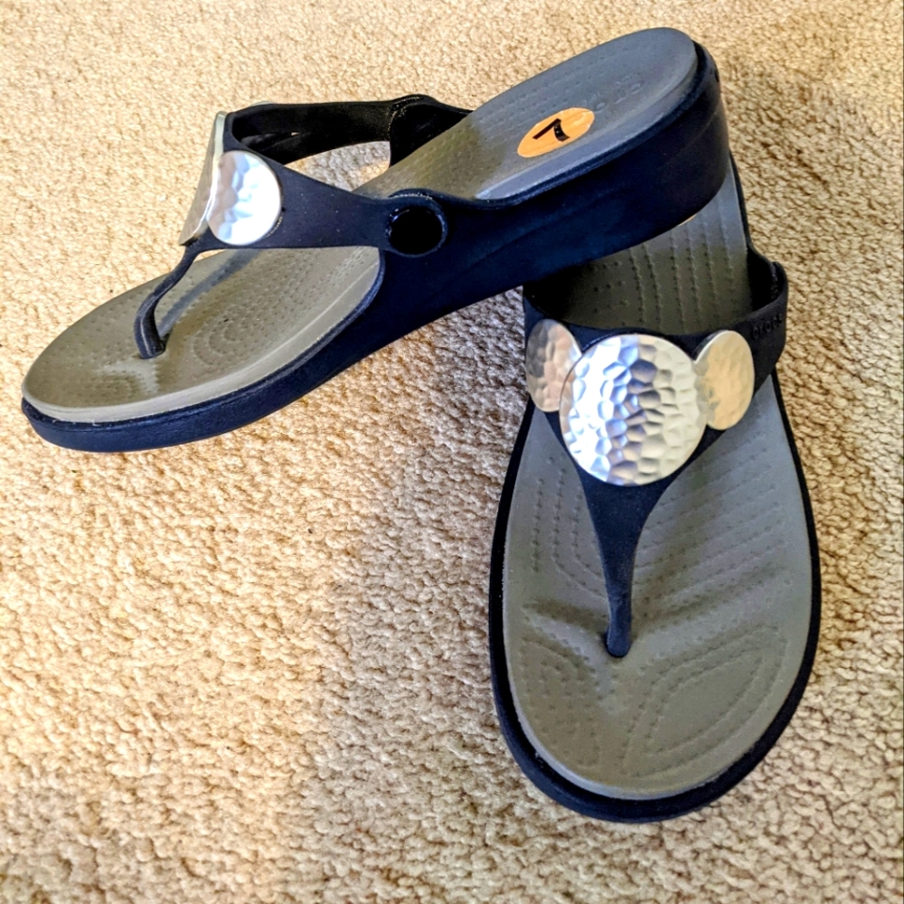 Women's Crocs Wedge Flip-flops